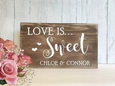 Wedding Sweet Table Sign