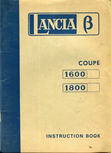 Lancia beta coupé 1600 - 1600, 1800