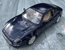 BBURAGO MASERATI 3200 GT 1998 DARK METALLIC BLUE 1:18 ITALY DIECAST MODEL 3371