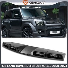 GLOSS BLACK CAR LED ROOF TOP LIGHT BAR FOR LAND ROVER DEFENDER 90 110 2020-2024