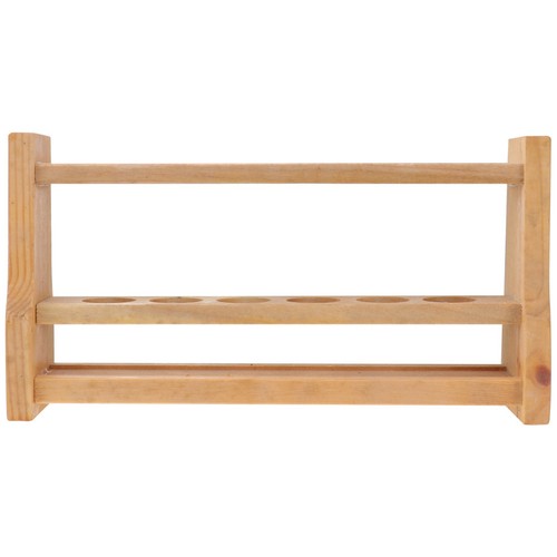 Wooden test tube rack - test,