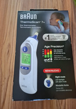 Braun ThermoScan 7+ Ear Thermometer Age Precision with Night Mode IRT6525
