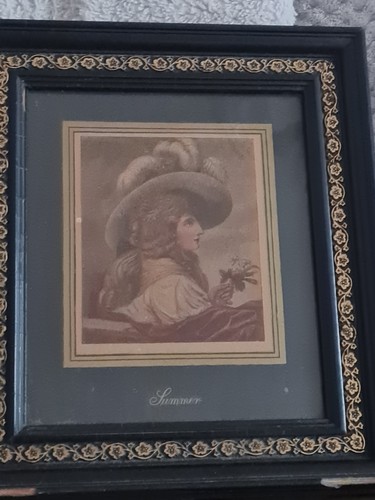 Mezzotint vintage framed - mezzotint, 3