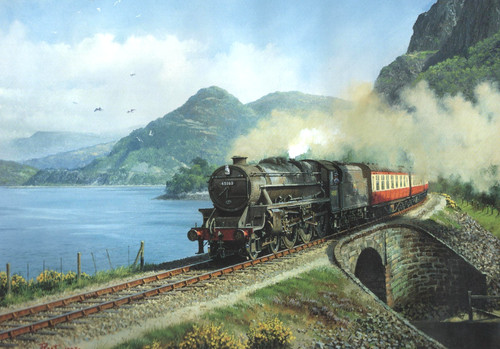 Black steam locomotive - steam,