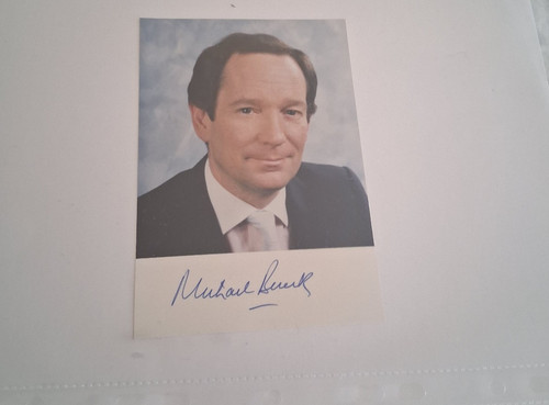 Michael buerk signed photo - ,