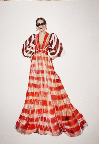 Original fashion illustration - original,