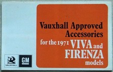 VAUXHALL FIRENZA & VIVA