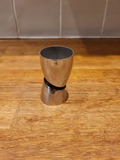 Retro Bar Jigger Spirit Measure Stainless Steel 1/2 OZ & 1OZ USA Sizes Used