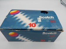 9 - Scotch Audio Cassette Tapes - IEC Type I, BX 60 min.  BLANK / NEW / SEALED E