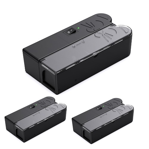 Electronic mouse trap reset - 3x,