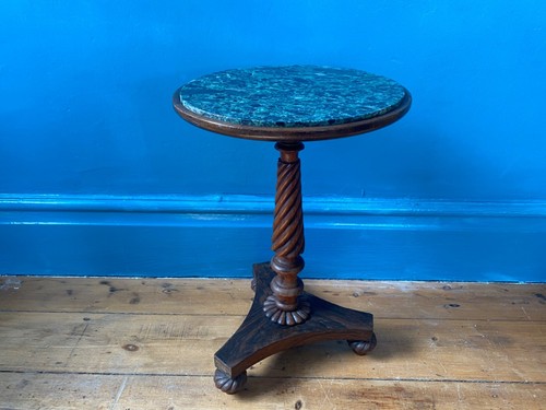 Marble and rosewood - marble, table