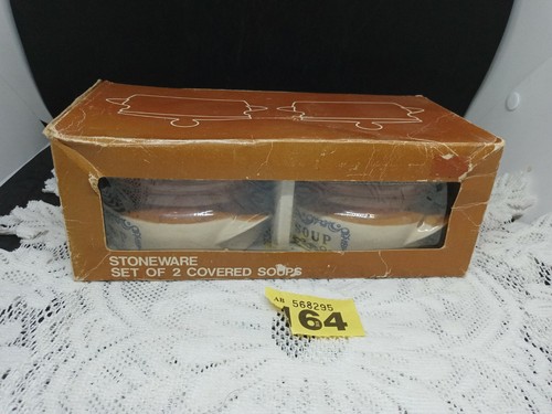 Two vintage boxed - two, stoneware