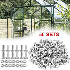 50X Greenhouse Bolts and Nuts