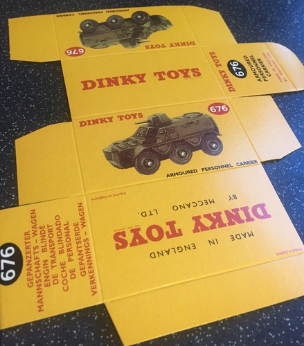 Dinky toys reproduction box - reproduction,