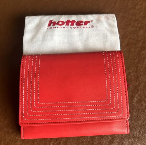 Hotter red leather purse - -,