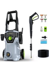 Pressure Washers, 160Bar 450L/H Electric Power Washers with Foam Cannon