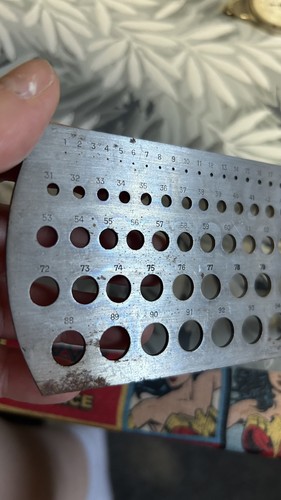 Wtt drill gauge - gauge, number