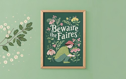 Beware the fairies - fairies, flower