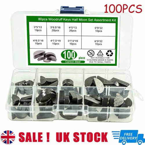 100 piece woodruff keys - woodruff,