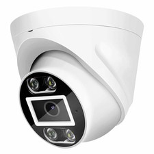 5MP ULTRA HD Dome CCTV Camera With Audio Mic Colour Night Vision BNC Outdoor UK