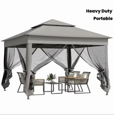 Pop Up Gazebo With Mesh Sides