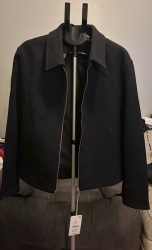 Zara men black full zip - men,