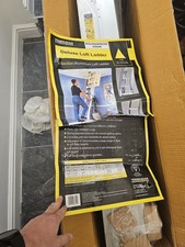 YOUNGMAN DELUXE 2 SECTION ALUMINIUM LOFT LADDER 