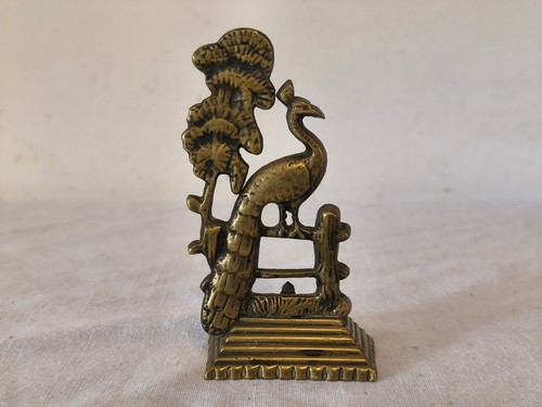 Vintage bird peacock figurine - vintage,
