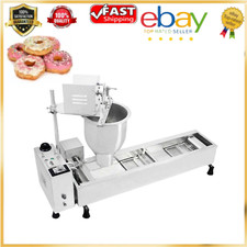 Commercial Single Line Automatic Yeast Fryer Donut Maker Making Machine 220V