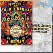 Beatles birthday card - birthday,