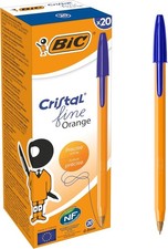 BIC Orange Cristal Fine Ballpoint Pens 20 Box