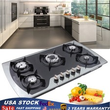 35"Gas Cooktop Stove Top 5
