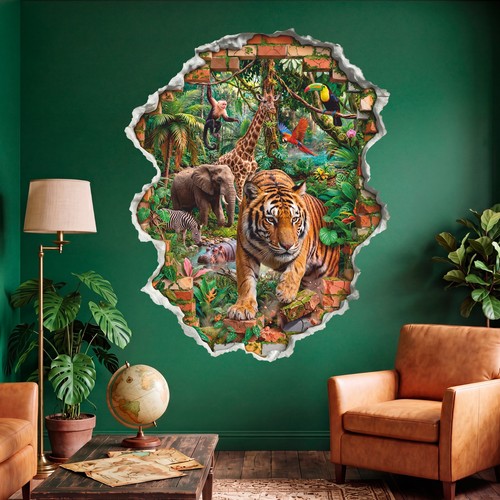 Safari jungle wall decal wild - wall,