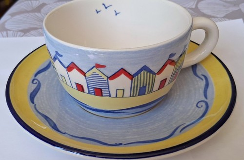 Poole pottery cup and saucer - poole,