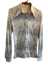 Vtg 70s Augie Shirt Disco