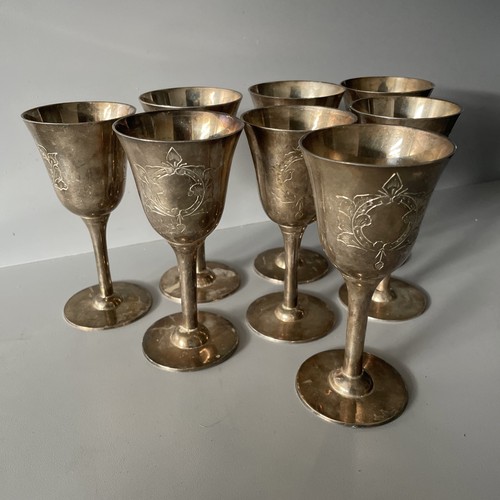 Vintage epns goblets - set, of