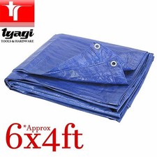 6ft x 4ft TARPAULIN BLUE