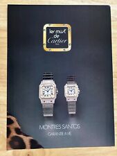 Vintage 1979 Cartier Montres Santos Watch Original Advert Advertising