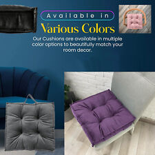 Armchair Booster Cushion Thick Seat Pad Floor Chair Riser Velvet Elderly Adult