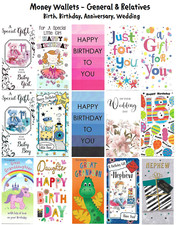 1 x Money / Gift Card / Gift Voucher Wallet - New Baby, New Home, Birthday etc.