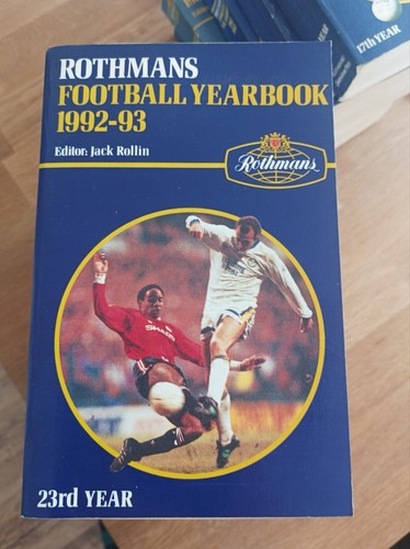 Rothmans football yearbooks - football,