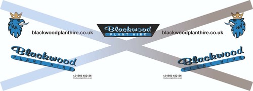 Scale blackwood plant - 1:50,