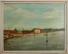 Oil on canvas signed Stryck