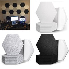 12Pcs Hexagon Acoustic Panels