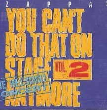 Frank Zappa : You Cant Do That Vol. 2 CD Highly Rated eBay Seller Great Prices
