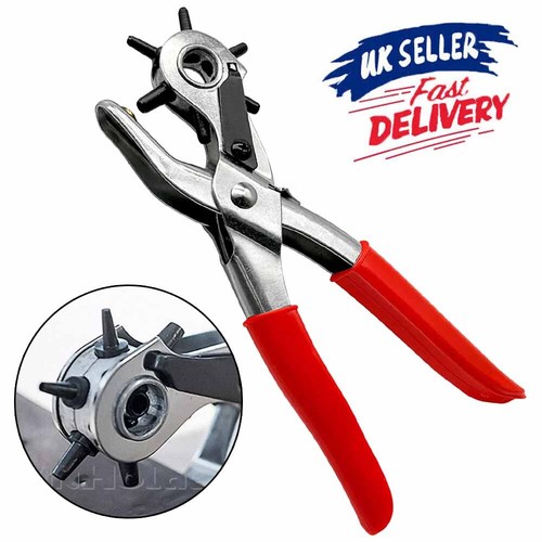 Revolving leather hole punch - leather,