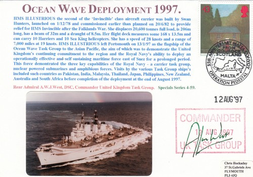 Hms illustrious ocean wave - hms,