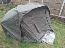 TFG Brolly System Bivvy Day Shelter Quick Flat Back Umbrella Tent Carp Fishing 1