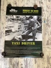 Rare Vintage 1978 Anabas Poster Taxi Driver Robert De Nero In Polythene Tube 