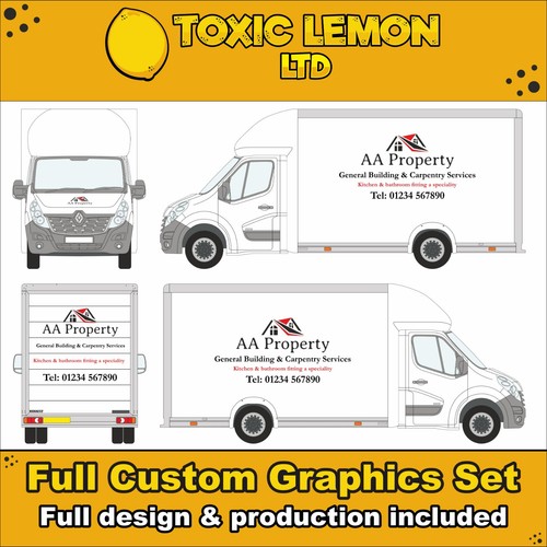 Luton van custom - luton, vehicle